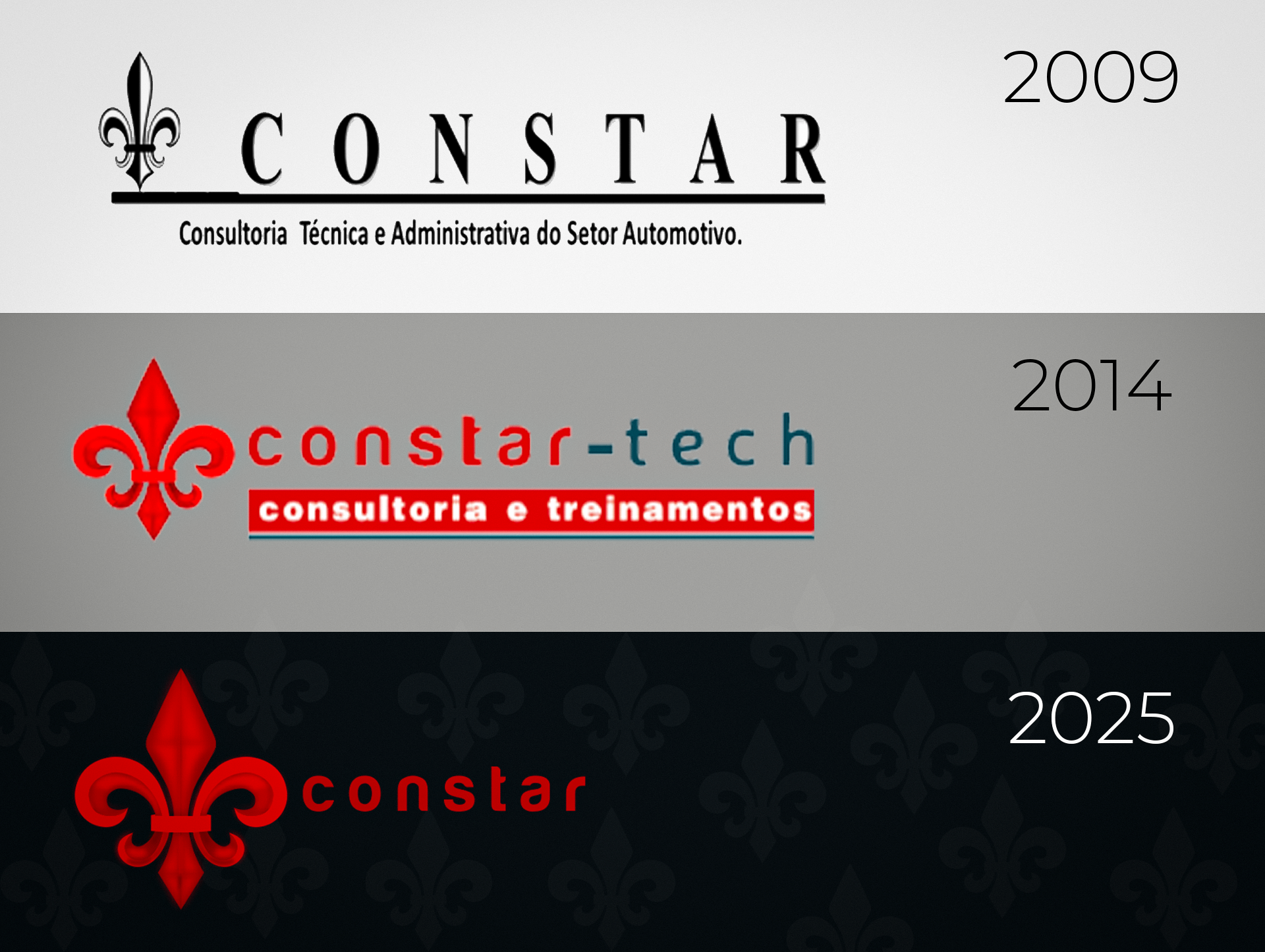 Evolução do Logo da Constar
